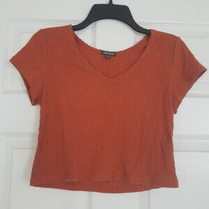 Very cute burnt orange shirt / S